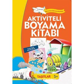 Aktiviteli Taşıtlar Boyama Kitabı