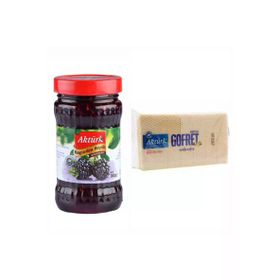 Aktürk 380 gr Böğürtlen Reçeli + 200 gr Vanilyalı Gofret
