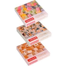 Aktürk Hindistan Cevizli Meyveli 300 gr Lokum (3 adet)