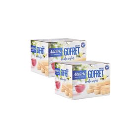 Aktürk Vanilyalı 800 gr Gofret (2 adet)