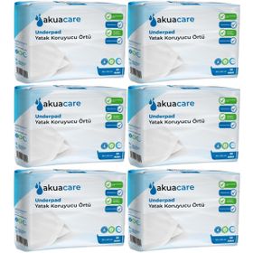 Akuacare 60x90 cm 180 Adet 6PKx30 Hasta Alt Açma Yatak Koruyucu Örtü
