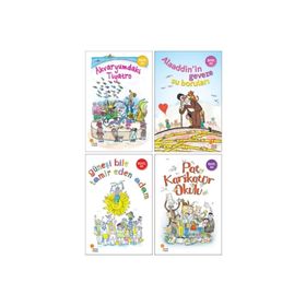 Akvaryumdaki Tiyatro - Güneşi Bile Tamir Eden Adam - Pat Karikatür Okulu - 4 Kitap Set - Behiç Ak