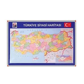 Akyazı 70x100 Türkiye Siyasi Haritası