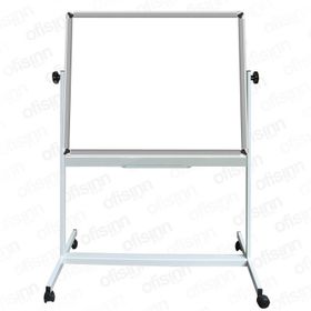 Akyazı Emaye Çift Taraflı Mobil 120x200 cm Yazı Tahtası
