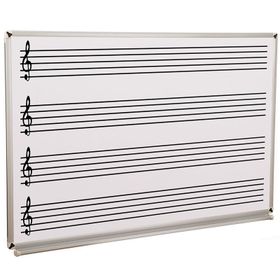 Akyazı Emaye Müzik Çizgili 120x200 cm Yazı Tahtası