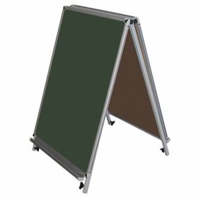 Akyazı Laminat Çift Taraflı Üçgen Tip 50x70 cm Yazı Tahtası