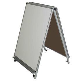 Akyazı Laminat Çift Taraflı Üçgen Tip 60x85 cm Yazı Tahtası