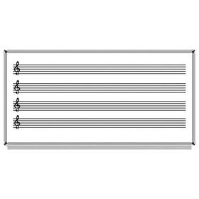 Akyazı Laminat Müzik Çizgili 120x140 cm Yazı Tahtası