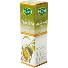 Akzer 20 ml Tatlı Badem Yağı