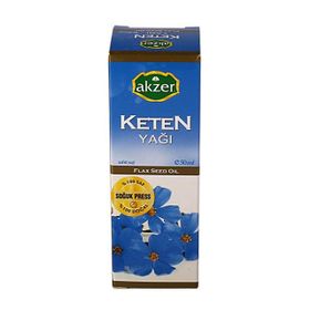 Akzer 50 cc Keten Yağı Soğuk Press