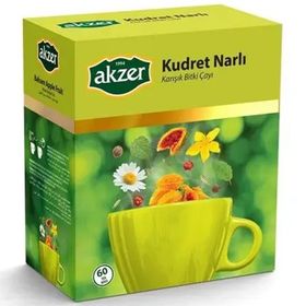 Akzer Kudret Narlı Karışık Bitki Süzen Poşet Çay (60 adet)