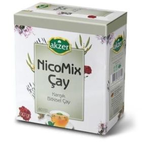 Akzer Nicomix 90 gr 60 Süzen Poşet Bitki Çayı
