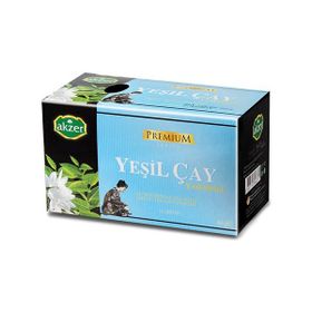 Akzer Premium Yaseminli Yeşil Süzen Poşet Çay (20 adet)