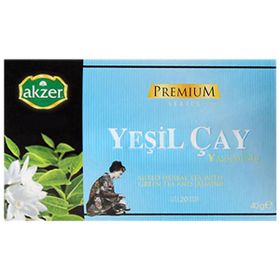 Akzer Yaseminli 20'li Süzen Poşet Yeşil Çay