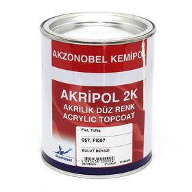 Akzonobel Akripol 1 lt 2K Fiat Fİ057 Bulut Beyazı Akrilik Sonkat Oto Boyası