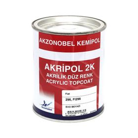 Akzonobel Akripol 1 lt 2K Fiat Fİ296 Evo Beyazı Akrilik Sonkat Oto Boyası