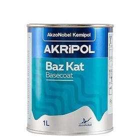 Akzonobel Akripol Bazkat Fiat T-026 TO26 Gümüş Gri Akrilik Sonkat 1 lt Oto Boyası