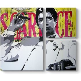 Al Pacino - Scarface Vintage Tablosu