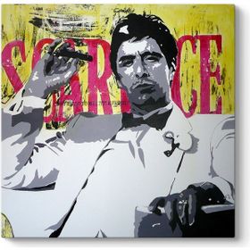 Al Pacino - Scarface Vintage Tablosu