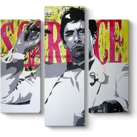 Al Pacino - Scarface Vintage Tablosu