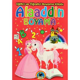 Alaaddin Boyama - Eğitici ve Öğretici Boyama Kitabı - kollektif