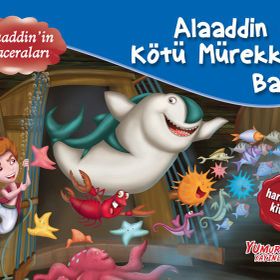 Alaaddin ve Kötü Mürekkep Balığı - Üç Boyutlu Kitap - kollektif