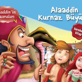 Alaaddin ve Kurnaz Büyücü - Üç Boyutlu Kitap - kollektif