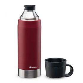 Aladdin Citypark Thermavac 1.1 lt Bordo Çift Bardaklı Çelik Termos