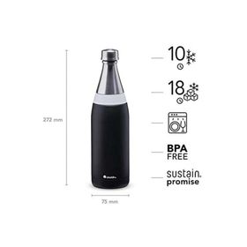 Aladdin Fresco Thermavac 0.6 lt Siyah Su Şişesi