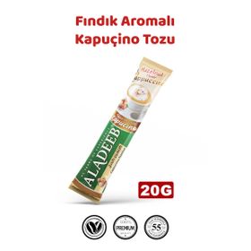 Aladeeb Coffee 20 gr Fındık Aromalı Capuccino Tozu (24 adet)