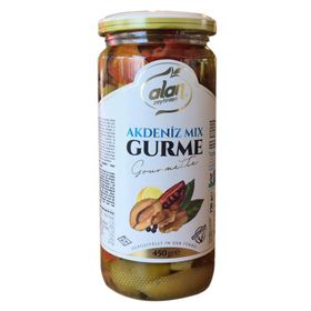 Alan Akdeniz Mix Gurme 450 gr Yeşil Zeytin