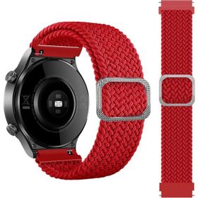 Alan Şanslı 20 mm Watch Kırmızı Star Kordon