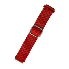 Alan Şanslı 20 mm Watch Kırmızı Star Kordon