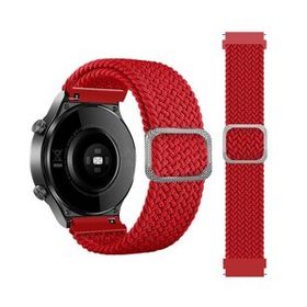 Alan Şanslı 20 mm Watch Kırmızı Star Kordon