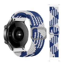 Alan Şanslı 20 mm Watch Mavi Beyaz Star Kordon