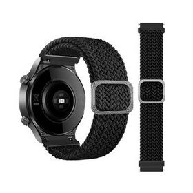 Alan Şanslı 20 mm Watch Siyah Star Kordon