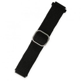 Alan Şanslı 20 mm Watch Siyah Star Kordon