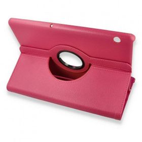Alan Şanslı Huawei Mediapad T5 10 360 Deri Pembe Tablet Kılıfı