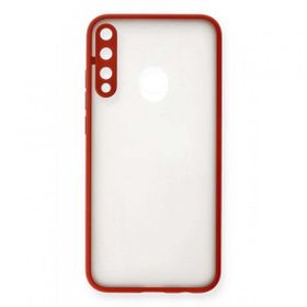 Alan Şanslı Huawei P40 Lite E Montreal Silikon Kapak Kırmızı Kılıf