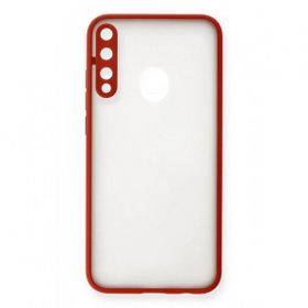 Alan Şanslı Huawei P40 Lite E Montreal Silikon Kapak Kırmızı Kılıf