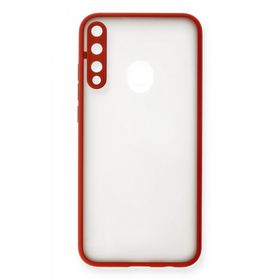 Alan Şanslı Huawei P40 Lite E Montreal Silikon Kapak Kırmızı Kılıf