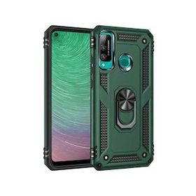 Alan Şanslı Huawei P40 Lite E Sofya Yüzüklü Silikon Kapak Yeşil Kılıf