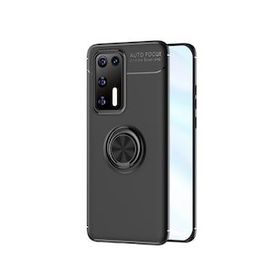 Alan Şanslı Huawei P40 Range Yüzüklü Silikon Siyah Kılıf
