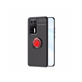 Alan Şanslı Huawei P40 Range Yüzüklü Silikon Siyah Kırmızı Kılıf