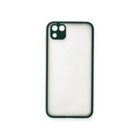Alan Şanslı Huawei Y5P Montreal Silikon Kapak Yeşil Cep Telefonu Kılıfı