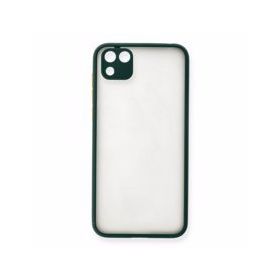 Alan Şanslı Huawei Y5P Montreal Silikon Kapak Yeşil Cep Telefonu Kılıfı