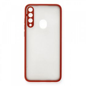 Alan Şanslı Huawei Y6P Montreal Silikon Kapak Kırmızı Kılıf