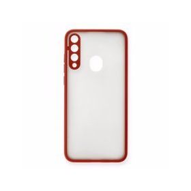 Alan Şanslı Huawei Y6P Montreal Silikon Kapak Kırmızı Kılıf