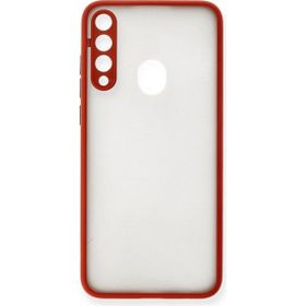 Alan Şanslı Huawei Y6P Montreal Silikon Kapak Kırmızı Kılıf