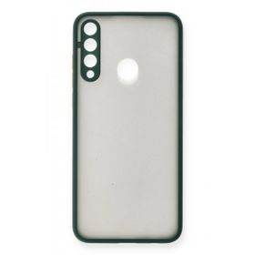 Alan Şanslı Huawei Y6P Montreal Silikon Kapak Yeşil Kılıf
